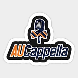 AU Cappella Full Logo Sticker